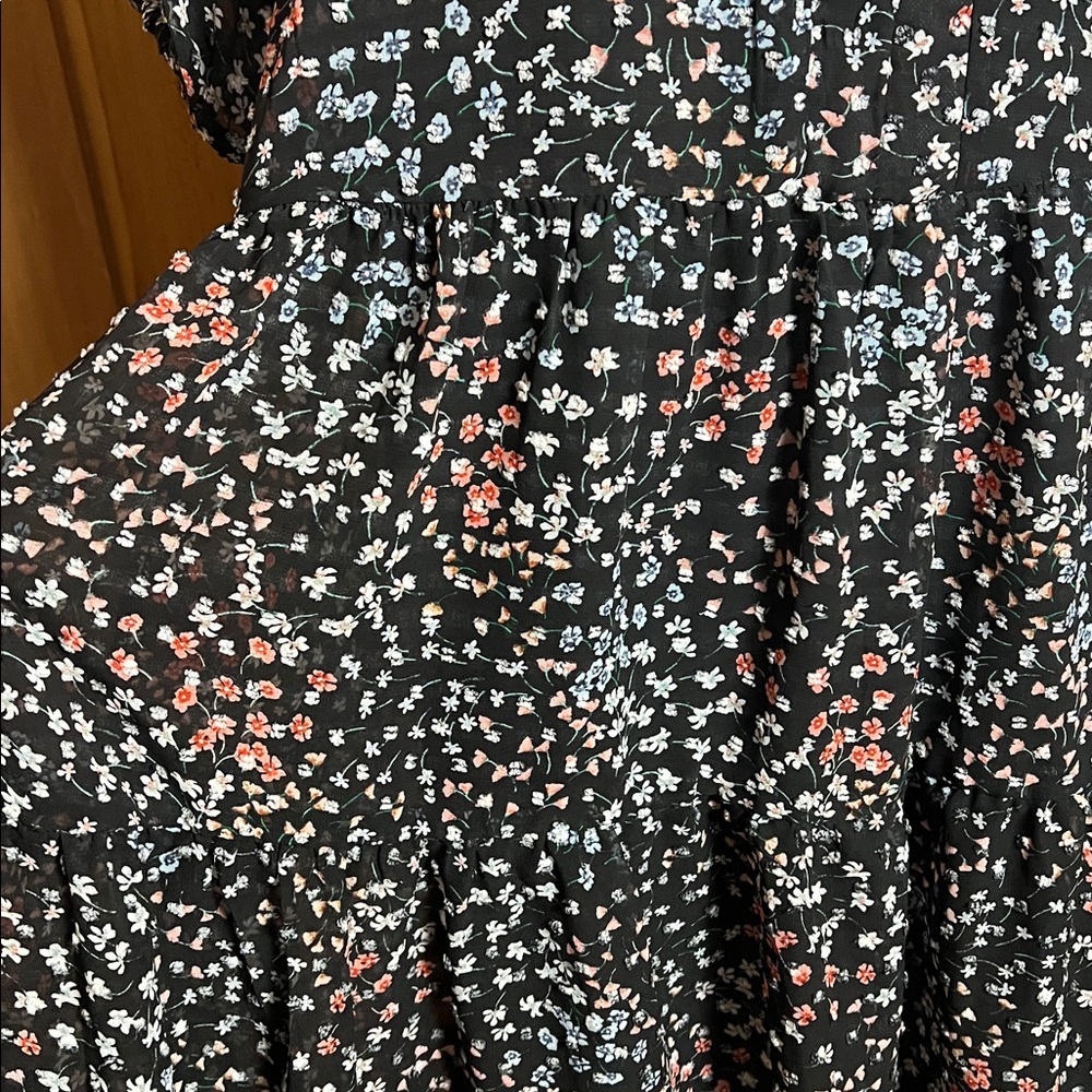 NWOT CeCe Clip-Dot Baby Doll Dress - Picture 6 of 9